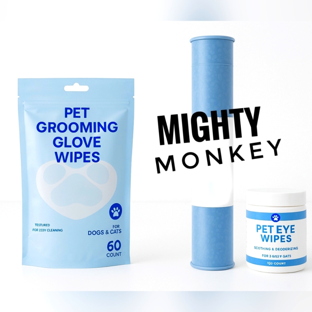 5pc SALE Pet Matt Grooming Eye Wipes Teeth Set dog set